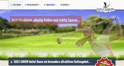 Desktop Screenshot of golf-union.de